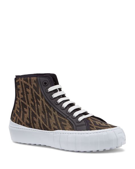 Fendi high top sneakers men's